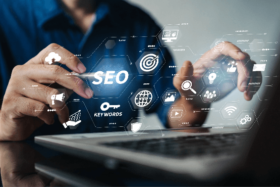 person-manage-search-engine-optimization-seo-digital-marketing-with-social-media-content