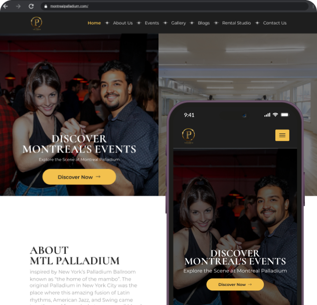 Web design agency in Montreal creating high-converting websites for small businesses